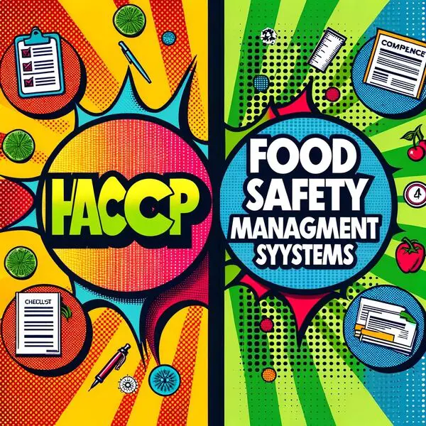HACCP food safety management systems graphic.