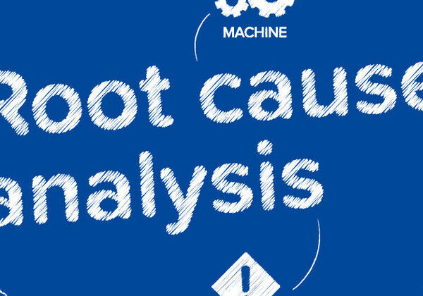 Root cause analysis text with icons.